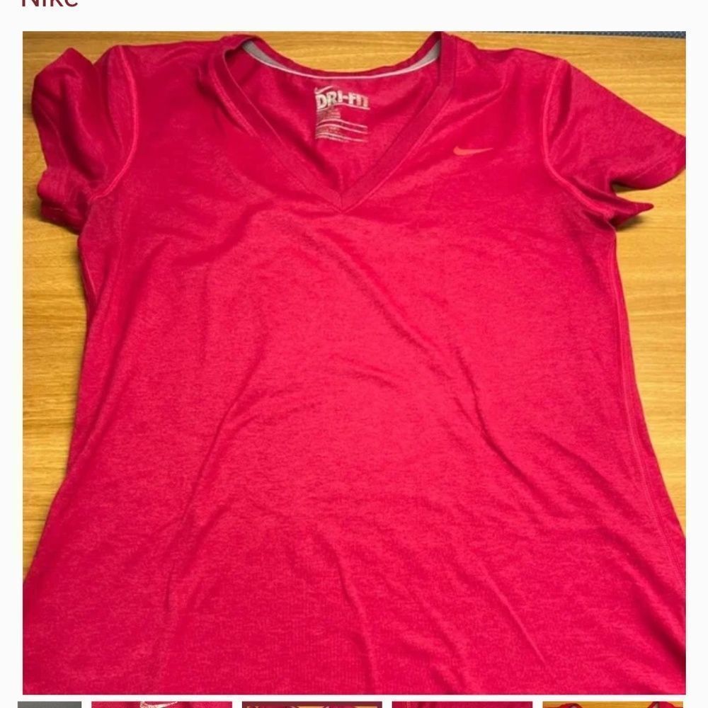 Women’s Nike Dri Fit athletic T-shirt size S pink
